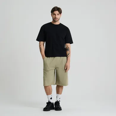 Pantaloni scurti cu buzunare din bumbac pieptanat NOWEAR
