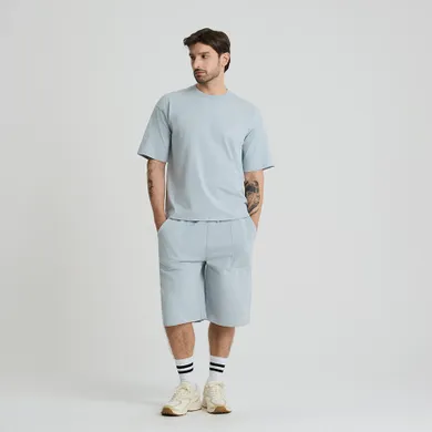 Pantaloni scurti pull on regular din bumbac pieptanat NOWEAR