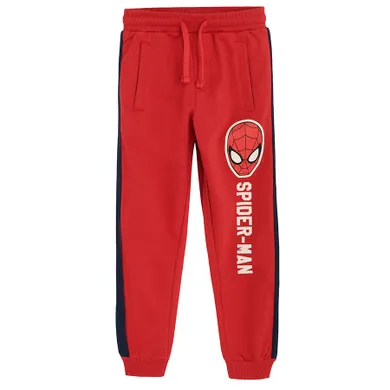 Pantaloni trening pentru baieti, rosu, imprimeu Spider-Man, Licence Brand