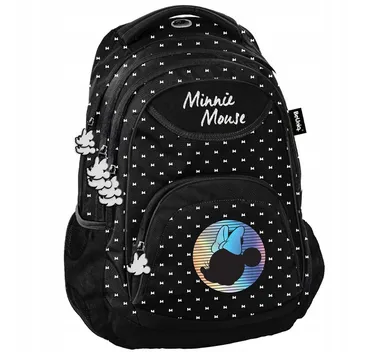 Paso, Minnie Mouse, rucsac pentru scoala holo, negru