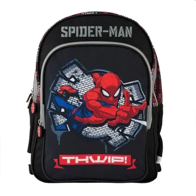 Paso, Spider Man, rucsac pentru scoala, cu 2 compartimente