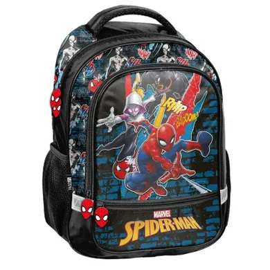 Paso, Spider-Man, rucsac pentru scoala, cu 2 compartimente