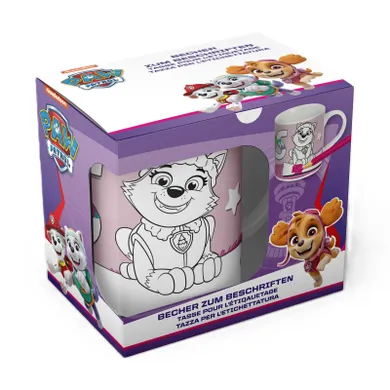 Paw Patrol, cana ceramica pentru pictura, 230 ml