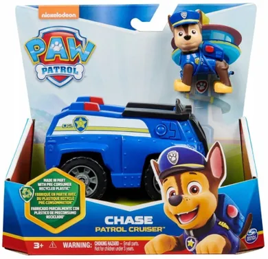 Paw Patrol, Chase, eco masina cu figurina