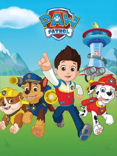 Paw Patrol, patura polar, 100-140 cm