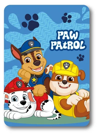 Paw Patrol, patura polar, albastru, 100-140 cm