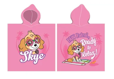 Paw Patrol, prosop tip poncho, cu gluga, 55-110 cm