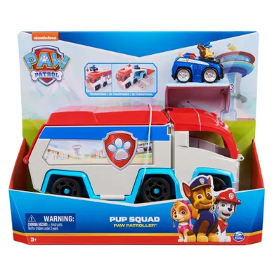 Paw Patrol, Pups Squad, Paw Patroller, masina fara figurina