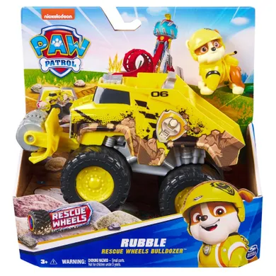 Paw Patrol, Rescue Wheels, Rubble, masina