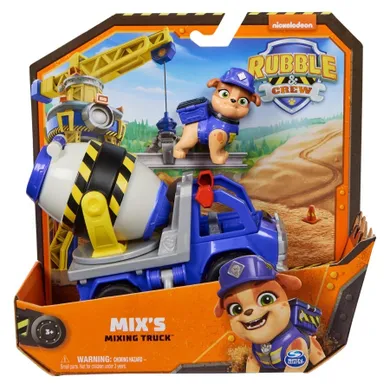 Paw Patrol, Rubble & Crew, Mix, vehicul cu figurina