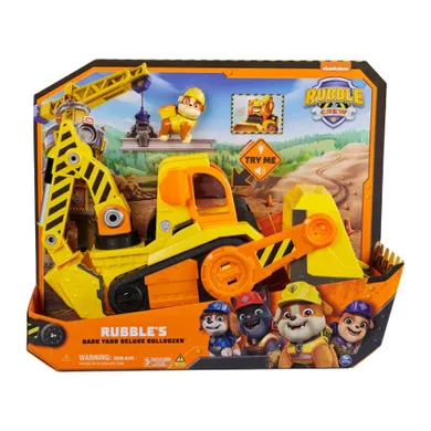 Paw Patrol, Rubble & Crew, Rubble, vehicul cu figurina