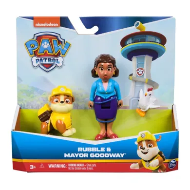 Paw Patrol, Rubble & Goodway, set de figurine