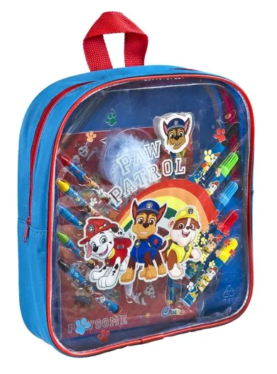 Paw Patrol, rucsac mic cu rechizite scolare