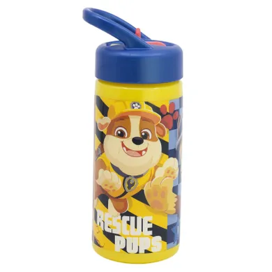 Paw Patrol, sticla de apa cu pai Playground, 420 ml
