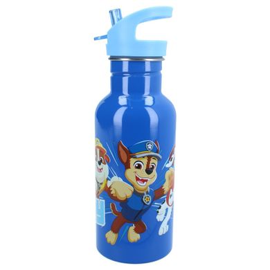 Paw Patrol, Take A Sip, sticla da apa cu pai, albastru, 500 ml