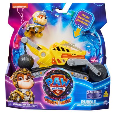 Paw Patrol, The Movie, Rubble, masina cu figurina