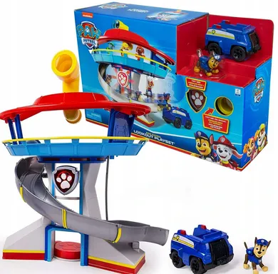 Paw Patrol, turnul de comanda, set de vehicul cu figurina