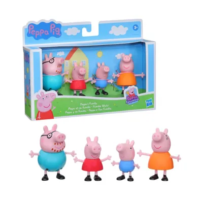 Peppa Pig, Familia lui Peppa, set de joaca cu 4 figurine