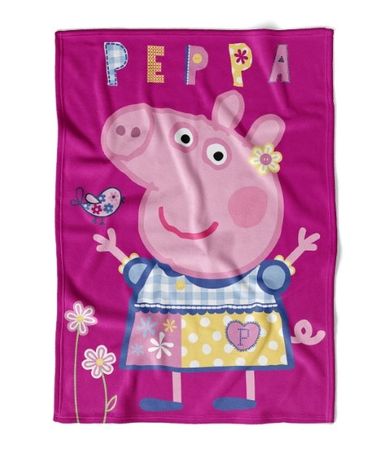 Peppa Pig, patura din fleece, 110-140 cm