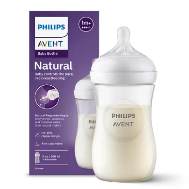 Philips Avent, Natural, Response, biberon, 260 ml, SCY903/01