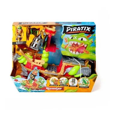 Piratix, Kraken Ship, set de joaca cu figurina