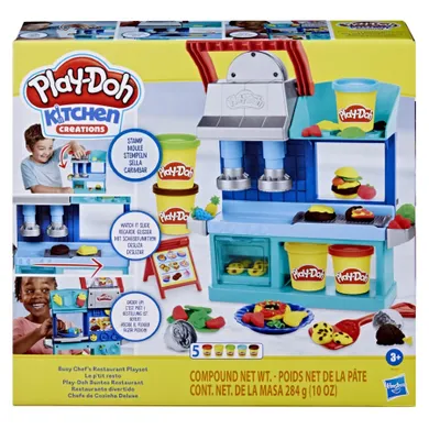 Play-Doh, Kitchen, Busy Chef's Restaurant Playset, set creativ