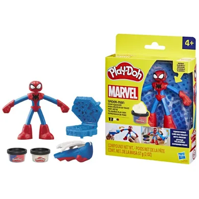 Play-Doh, Marvel, Spider-Man, figurina si accesorii, set creativ