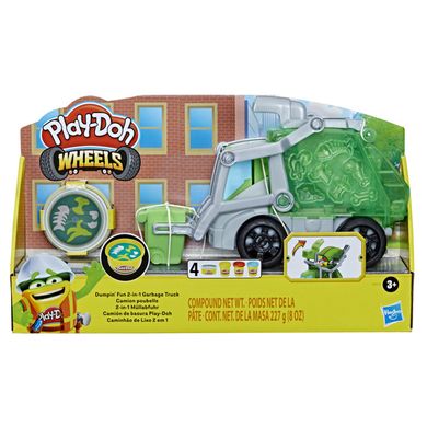 Play-Doh, Masinuta de gunoi - reciclare 2 in 1, set creativ