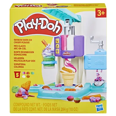 Play-Doh, Rainbow Swirl Ice Cream, set creativ de joaca