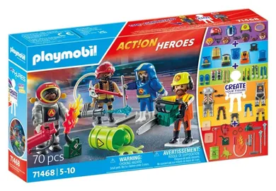 Playmobil, Action Heroes, My Figures: Pompieri, 71468