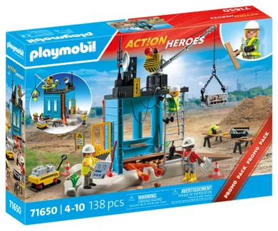 Playmobil, Action Heroes, Santier, 71650