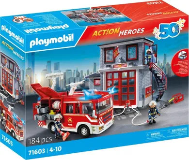 Playmobil, Action Heroes, Set Pompieri, 71603