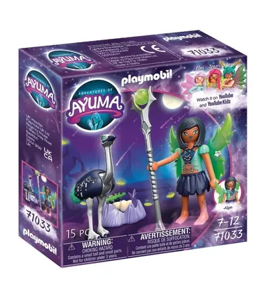 Playmobil, Adventures of Ayuma, Moon Fairy cu animalul de suflet, set de joaca, 71033