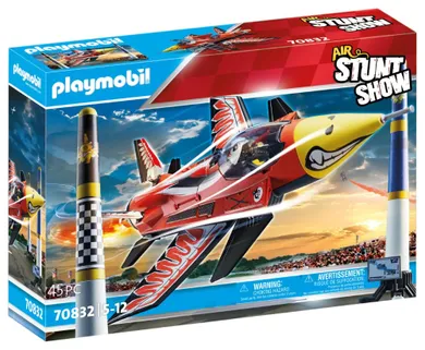Playmobil, Air Stuntshow, Avion "Vultur", set de joaca, 70832