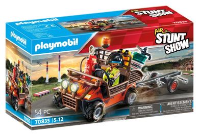 Playmobil, Air Stuntshow, Service auto mobil, set de joaca, 70835