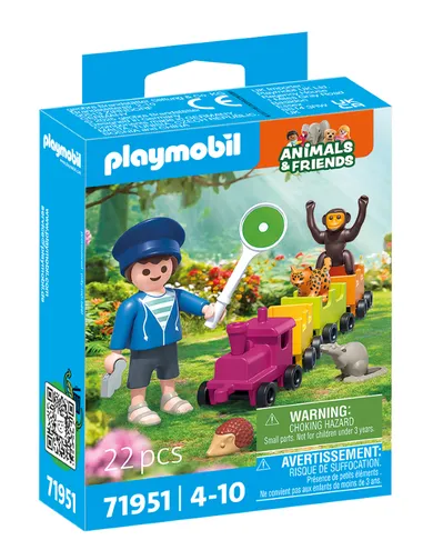 Playmobil, Animals & Friends, Locomotiva excursie, 71951