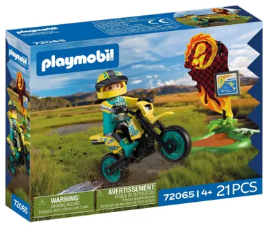 Playmobil, Cars, Motocicleta de teren, 72065
