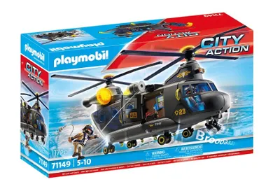 Playmobil, City Action, Elicopter de salvare al fortelor speciale, 71149