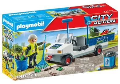 Playmobil, City Action, Masina electrica de salubrizare, 71433