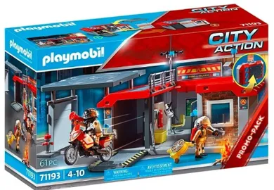 Playmobil, City Action, Statie de pompieri, 71193