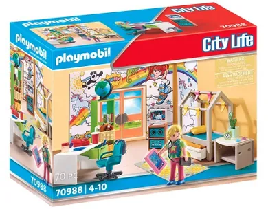 Playmobil, City Life, Camera adolescentului, 70988