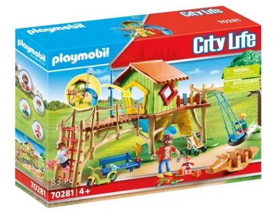Playmobil, City Life, Loc de joaca in parcul de aventuri, 70281