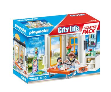 Playmobil, City Life, Starter Pack: Medicul pediatru, 70818