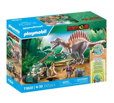 Playmobil, Dinos, Atacul dinozaurilor Spinosaurus, 71820