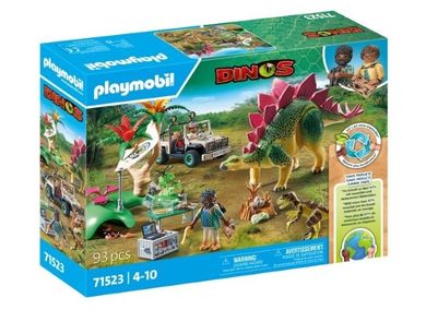 Playmobil, Dinos, Tabara de cercetare cu dinozauri, 71523