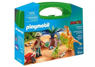 Playmobil, Dinos, Trusa: Dinozauri, 70108