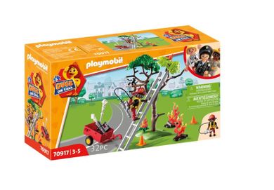Playmobil, Duck on call, Pompierii in actiune. Salvarea pisicutei, 70917