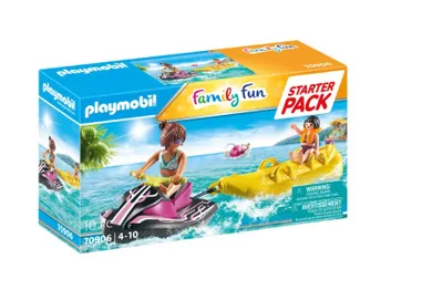 Playmobil, Family Fun, Starter Pack Jet Ski si banana gonflabila, 70906