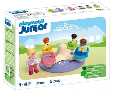 Playmobil, Junior, Carusel cu cifre, 71701