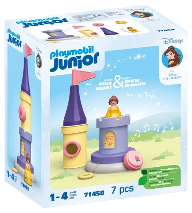 Playmobil, Junior, Disney, Turnul de distractie al lui Belle cu melodie, 71458